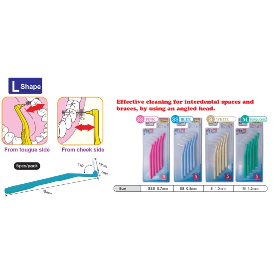 Interdental Brush " L " Shape